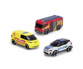 Coffret SOS Team de véhicules de secours avec roue libre