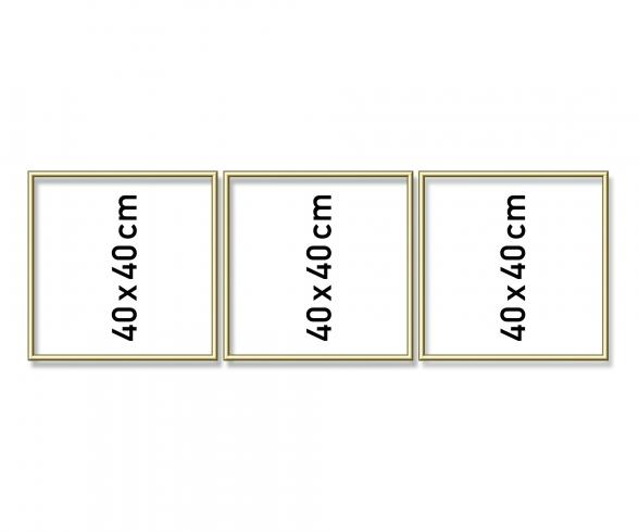 Triptych Painting by Numbers Aluminium Frame