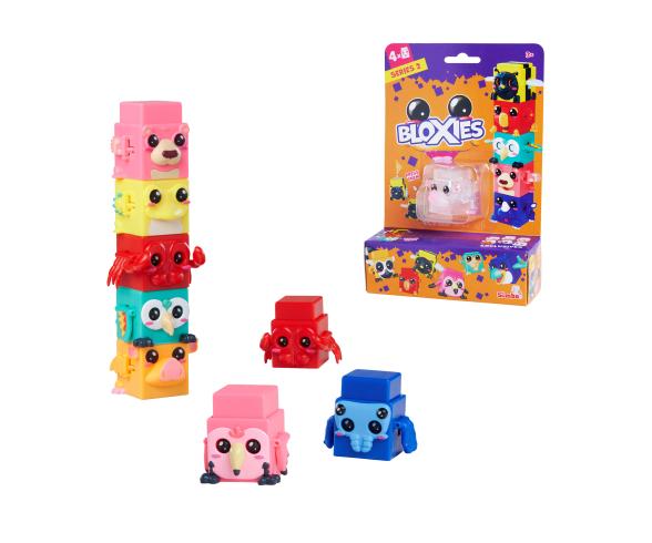 Bloxies Figurines Wave 2, 4 pcs. Bloxies Figurines Wave 2, 4 pcs.