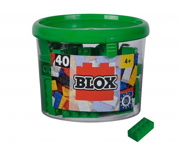 Blox - 40 8er Bausteine grün - kompatibel mit bekannten Spielsteinen