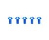 3x6mm HG Alu HH Screw, model screw set, blue