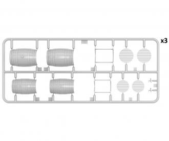 1:35 Ger. Truck L1500S w/Cargo Trailer