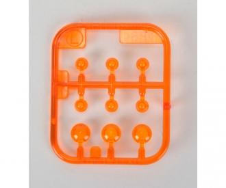 Grand Hauler L-Parts, model parts in clear orange