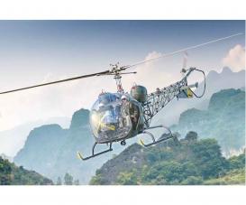 OH-13 Scout Helicopter Korea War Model Kit