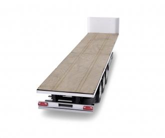 1:14 3-axle flatbed trailer III Steel