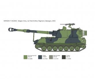 Italeri M-109/A2-A3G Howitzer Model Kit 1:35