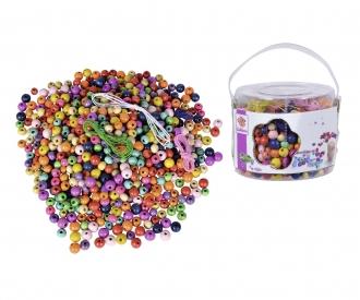 Eichhorn Wooden Beads Set in Bucket