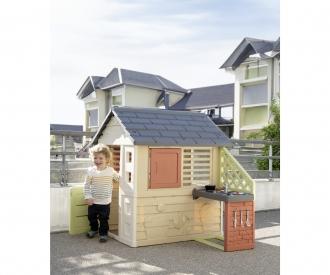 Smoby Life Spielhaus Natur mit Küche