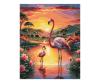 Flamingos Painting by numbers
