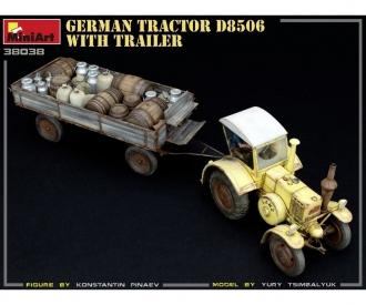 1:35 Ger. Tractor D8506 with Trailer (1)