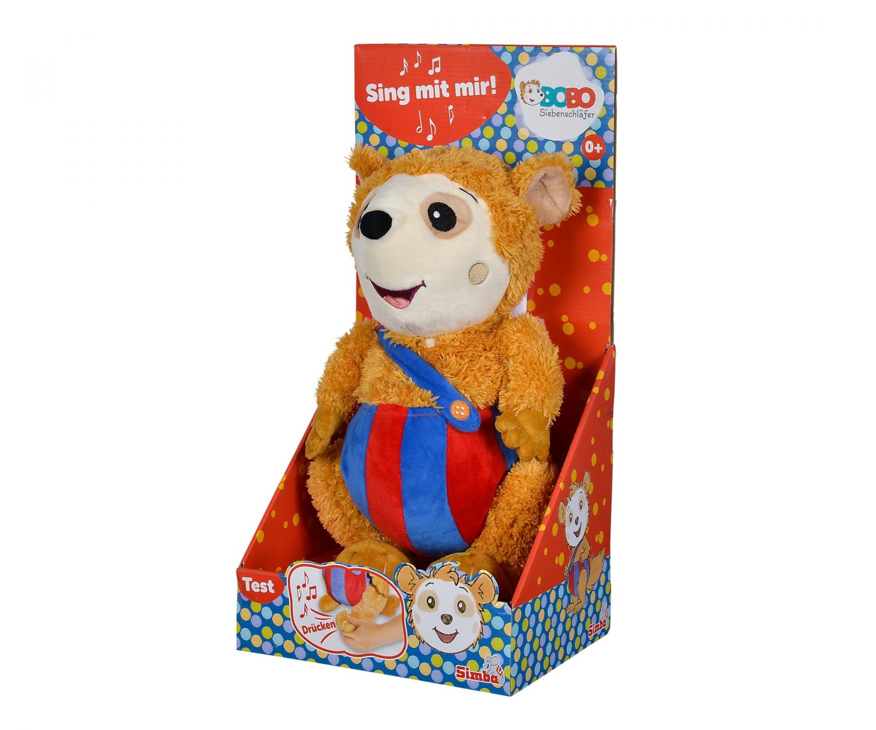 Simba 109241017 - Plüschfigur - BoBo Siebenschläfer, sing mit mir - Neu 40065920