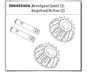 X-Crawlee pro Kegelrad/Achse (2)