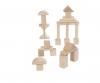 Natural Wooden Blocks - 100 Pieces