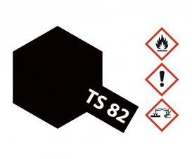 TS-82 Black Rubber Flat, paint spray, 100 ml