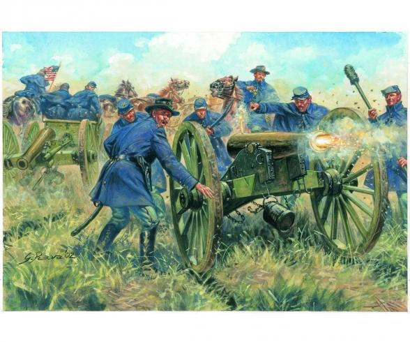 Italeri Union Artillery Model Kit 1:72 Scale