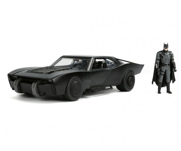 Hot Wheels 1989 Movie Batmobile 1/18 Toy Car - Matt Black store