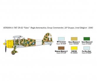 Italeri Fiat CR.42 Falco Aircraft Kit 1:72