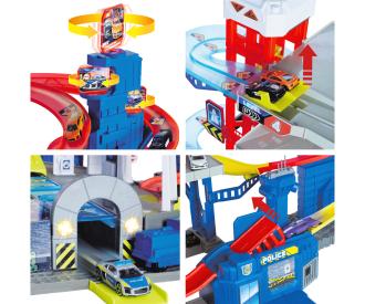 Majorette Super Chase Center+5 Vehicles