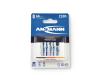 AA Battery Set, 1.2V 2100mAh, 4 rechargeable cells