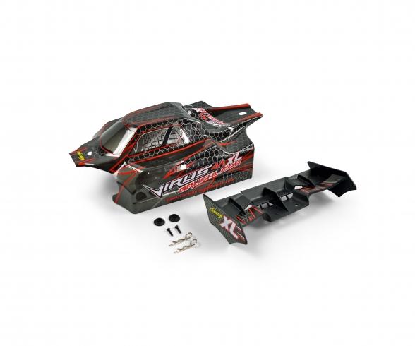 1:8 Virus XL, body shell, black/red