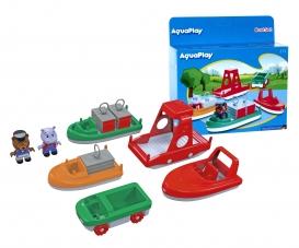 Sailboat set with car and figures