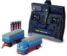 1:87 MB 1620 canvas w. trailer 100% blue