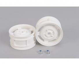 Rear Buggy Wheels, RC wheel set, white 60/35