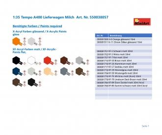 1:35 Tempo A400 camionnette lait