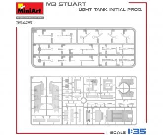 1:35 M3 Stuart Light Tank. Initial Prod.