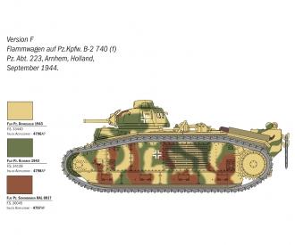 Italeri Char B1 Bis 1:56 Tank Model Kit