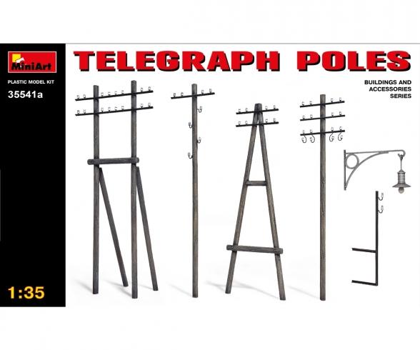 1:35 Poteaux télégraphiques en bois