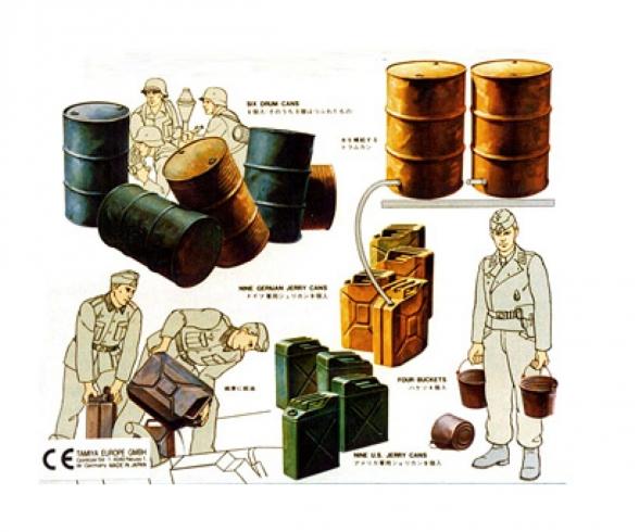 1:35 Diorama-Set US/Dt.Jerry Can Set