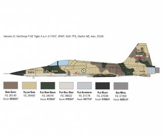 Northrop F-5E Tiger II Aircraft Model Kit 1:48