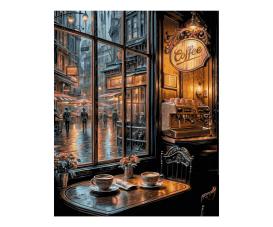 Café Moments 40 x 50 cm - Painting by Numbers