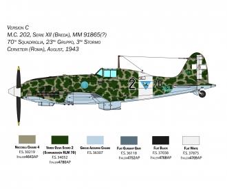 Macchi MC. 202 aircraft model kit 1:32