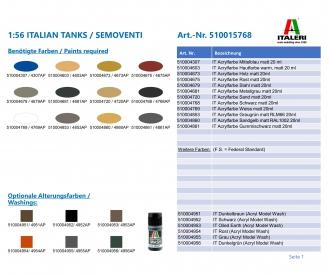 1:56 ITALIAN TANKS / SEMOVENTI