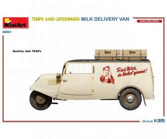 1:35 Tempo A400 Lieferwagen Milk