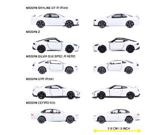 Majorette Nissan 5 Pieces Giftpack