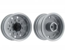 1:14 Trailerwheel f. Tire wide Silver(2)