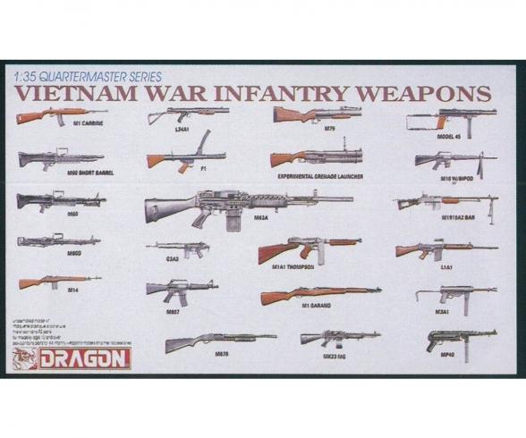 1:35 Vietnam War Infantry Weapons