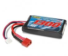 7,4V/1300mAh 20C LiPO Akku LR634 T-Pl.