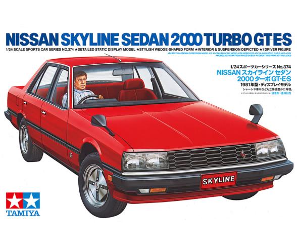 1:24 Nissan Skyline Sedan 2000 Turbo GT-E S, model kit