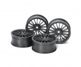 Tamiya 1:10 18-Speichen-Felgen 24mm Off0 Hart, RC-Räder