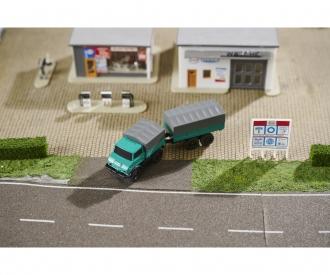 1:87 Mercedes-Benz Unimog Forst mit Hänger 2.4G 100%RTR