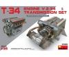 1:35 T-34 Motor (V-2-34) m.Getriebeblock