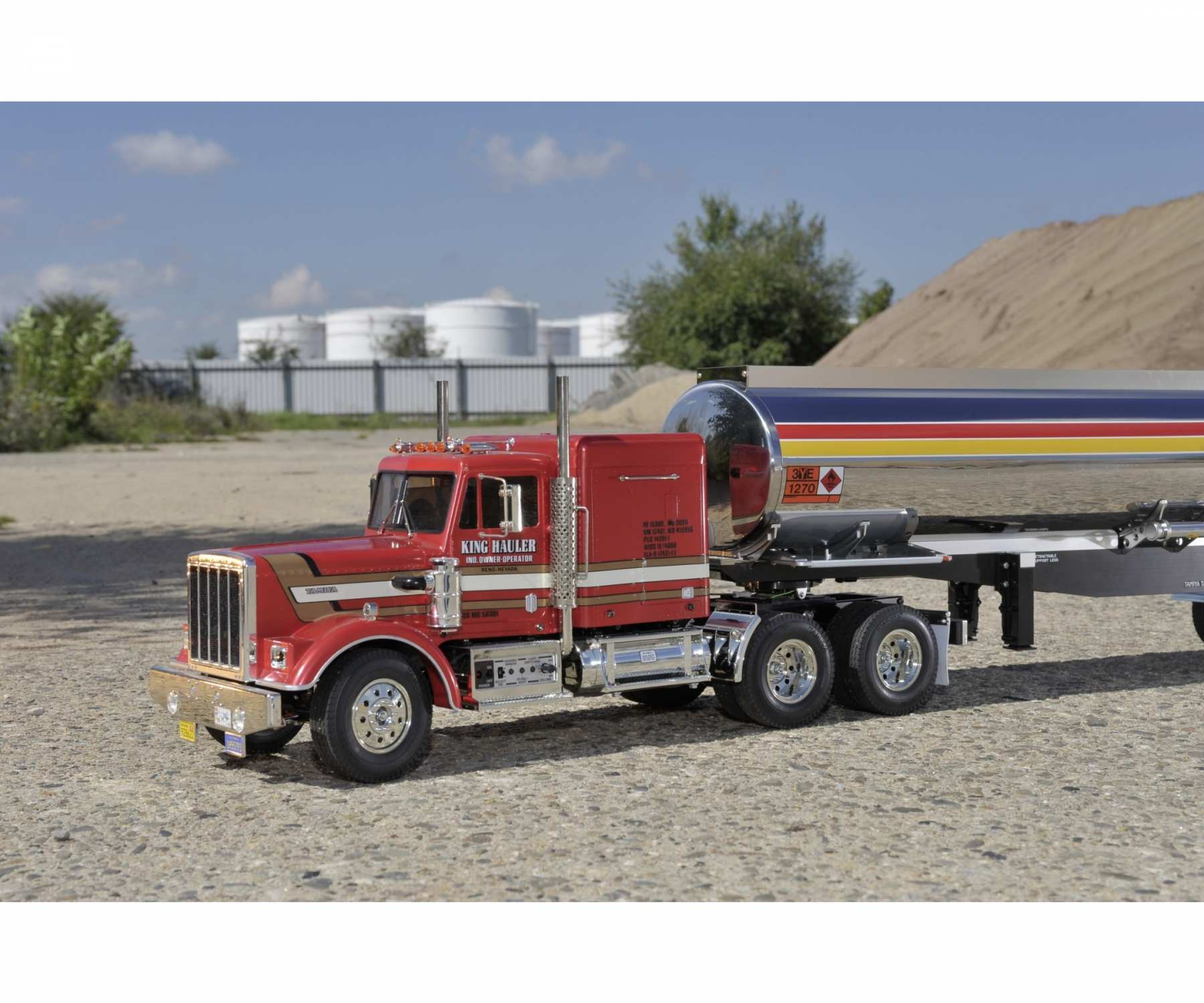 Tamiya 56541 1:14 US Truckfelgen, 2 Stück, Weiß – Für Modellfahrzeuge, Zubehör