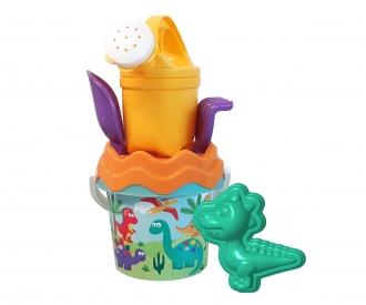 Dino Baby Bucket Set – Ensemble de plage 6 pièces