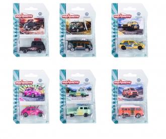 Coffret Majorette Vintage Volkswagen T1 & T3 Adventure - Échelle 1/64, Occasion Très Bon état