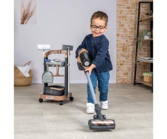 Smoby Rowenta Reinigungstrolley + Stab-Staubsauger