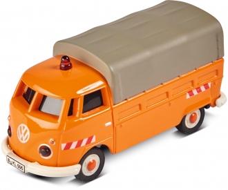 1:87 VWT1 Bus plank bed orange 100% RTR